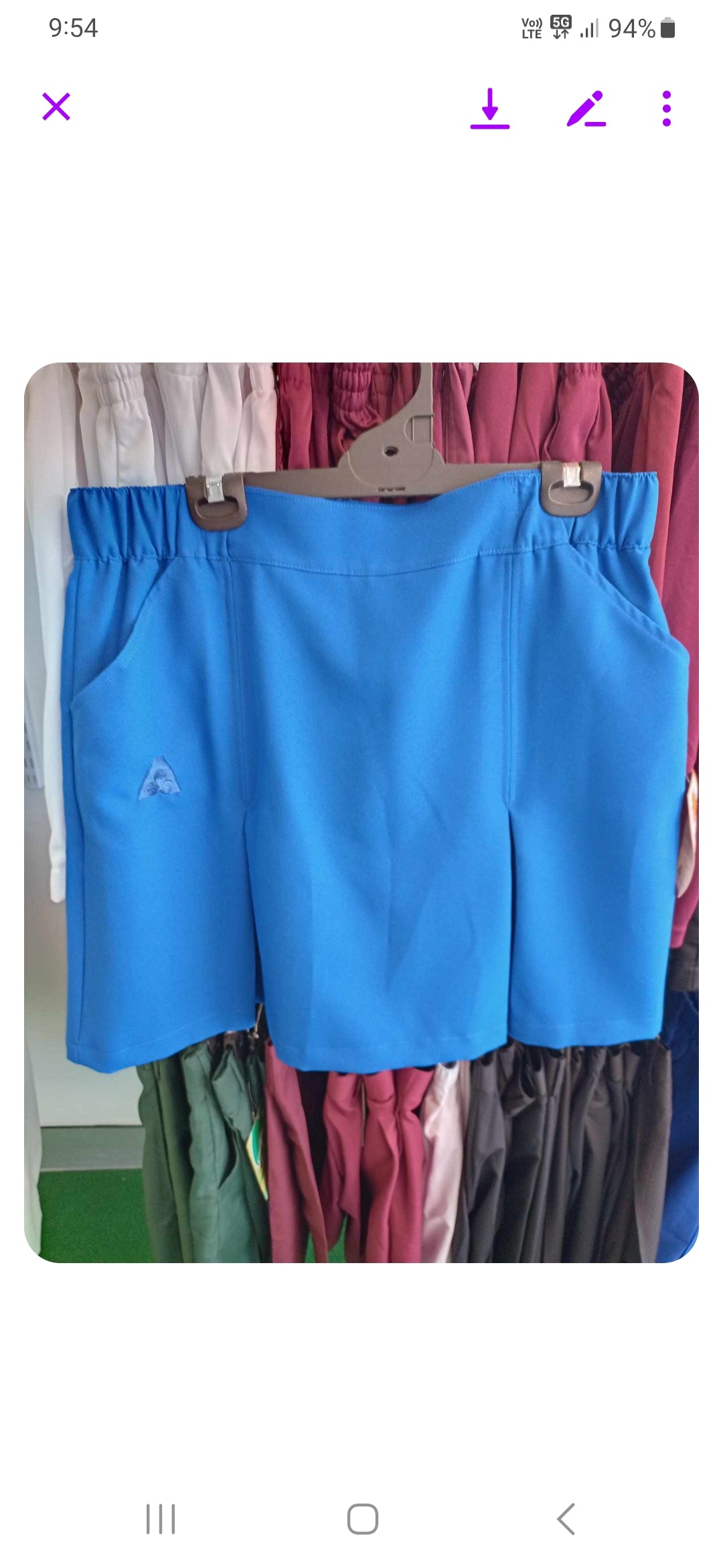 Ladies Pleated Skort