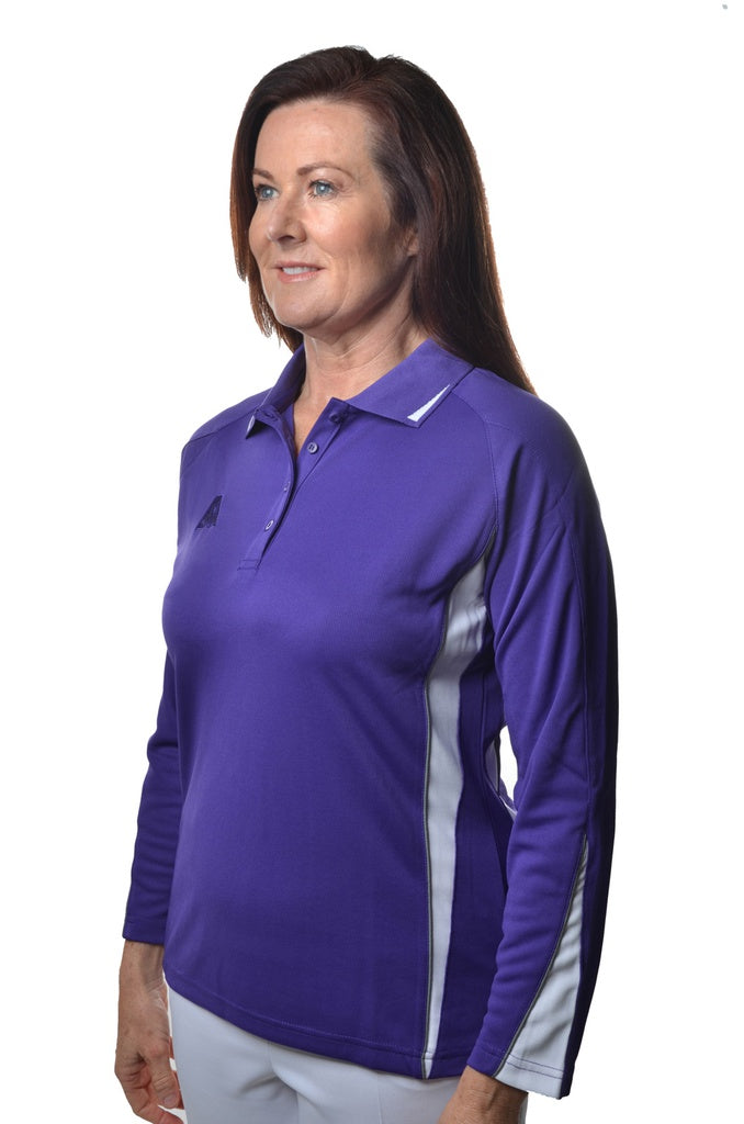 Ladies Long Sleeve Lawn Bowls Shirt